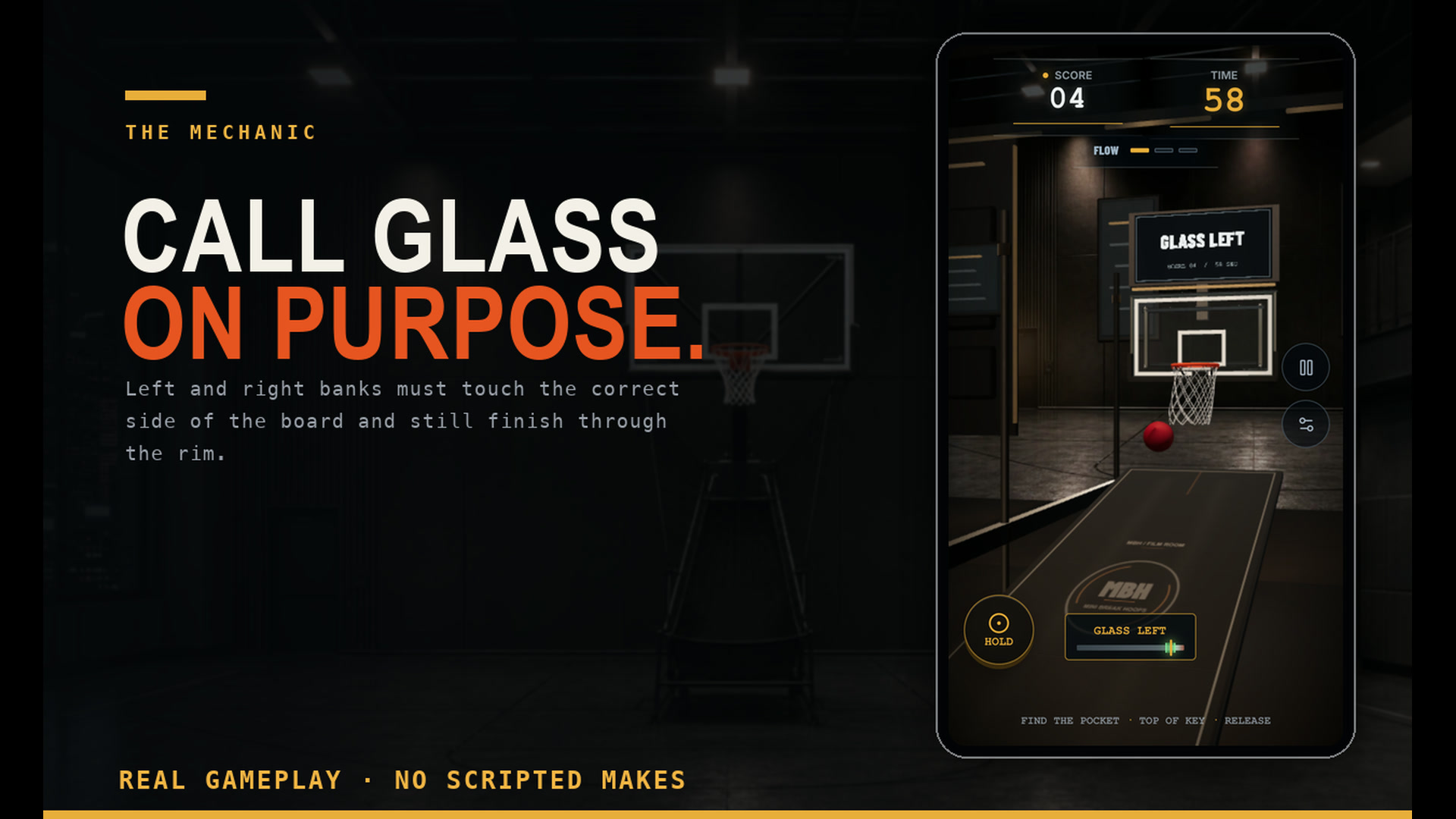 A bank shot called off the left glass